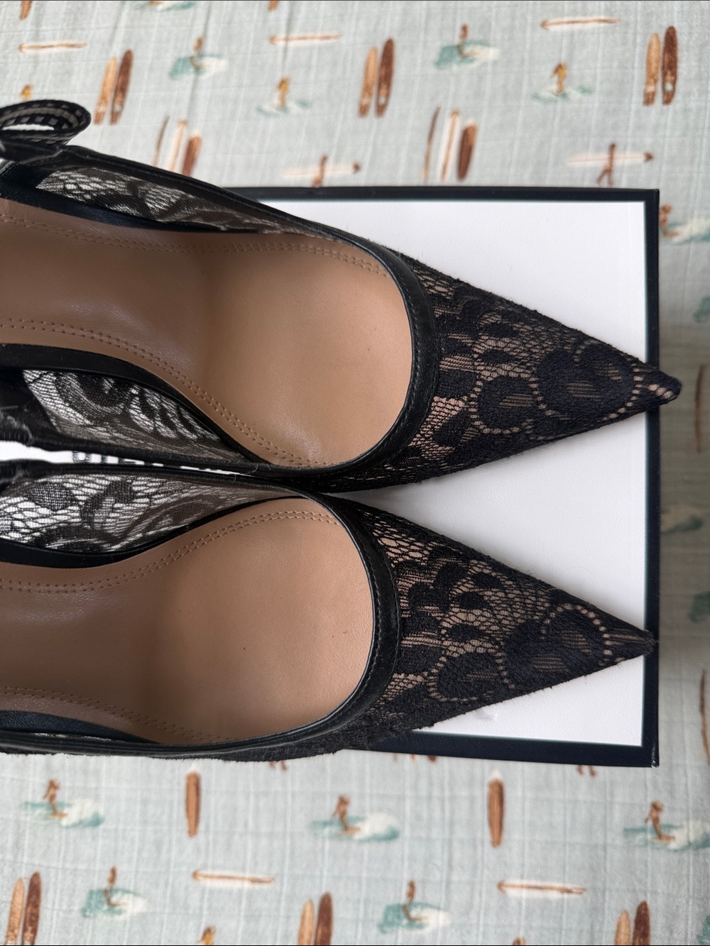 Steve Madden Bri Slingback — Black Lace - Picture 7 of 9